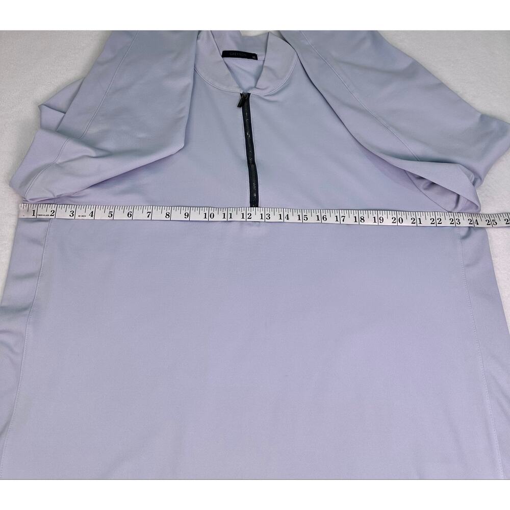Greyson Siasconset Powder Blue 1/4 Zip Performance Pullover Sweater XL - Picture 9 of 11